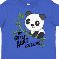 thumbnail image 4 of Inktastic My Great Aunt Loves Me- Cute Panda Boys or Girls Toddler T-Shirt, 4 of 5