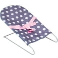 thumbnail image 6 of Lissi: Deluxe Doll Nursery Set - Pink-Blue-Polka Dot - 12pc Play Accessories For Dolls Up To 16", Stroller, Travel Bed, Play Gym, Feeding Toys, Kids 3+, 6 of 10