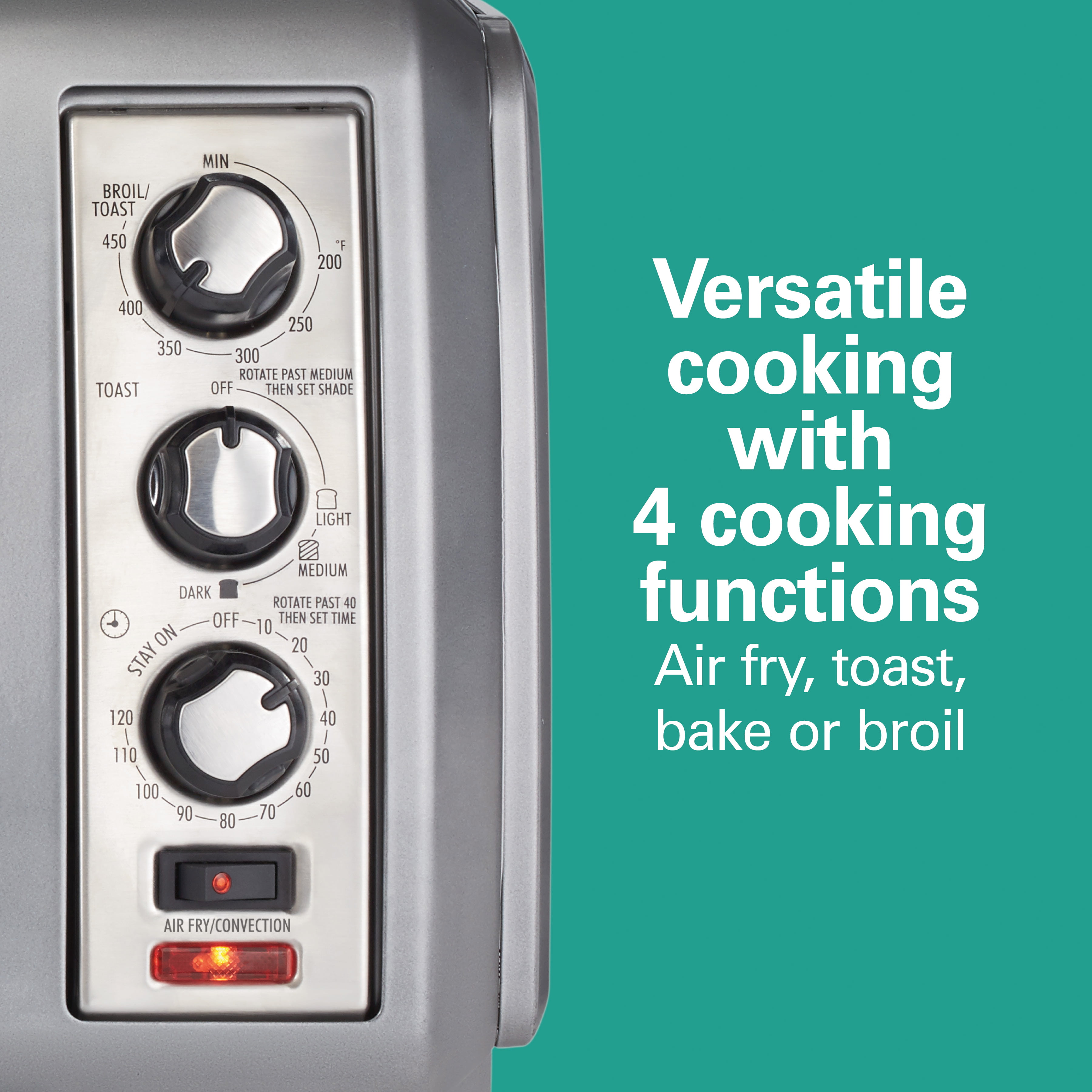 Hamilton Beach Sure-Crisp® Air Fryer Toaster Oven with Easy Reach