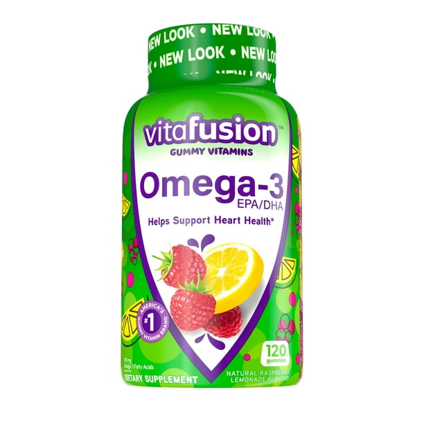 Vitafusion Omega 3 Gummies, 120 (Packaging May Vary) Walmart.com
