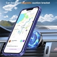 thumbnail image 4 of for iPhone 14 Plus Case with Invisible  Ring Stand Translucent iPhone 14 Plus Phone Case 6.7" [Compatible with MagSafe][-Grade Drop Protection][Great Grip Feeling], Klein Blue, 4 of 14