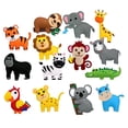 thumbnail image 2 of Zoo Felt Animal Nursery Sewing for kids Friends Animals Sewing for Kids Animals Sewing Kits for Children Beginner Girls Boys style B, 2 of 9