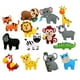 thumbnail image 2 of Juguetes educativos de fieltro BLESIY para niños animales de la selva estilo B, 2 of 7