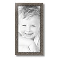 thumbnail image 2 of ArtToFrames 8x16" Silver Picture Frame, Silver Wood Poster Frame, with Regular Glass and Foam Backing 3/16 inch (FBPL-4993), 2 of 7