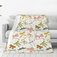thumbnail image 4 of Salouo Colorful Bow Knots1 Print Bed Blankets,Flannel Blanket Comfortable Air Conditioning Blanket Lightweight Blanket for Sofa Bed Travel & Couch -80"x60", 4 of 8