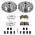 thumbnail image 3 of PowerStop Rear Z26 Street Warrior Carbon-Fiber Ceramic Brake Pad and Drilled and Slotted Rotor Kit Fits: VOLKSWAGEN Select Models K512-26, 3 of 9