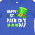 thumbnail image 4 of Inktastic Happy St. Patrick's Day Green Hat and Clovers Boys or Girls Baby T-Shirt, 4 of 5