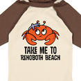 thumbnail image 4 of Inktastic Rehoboth Beach Delaware Cute Crab Boys or Girls Long Sleeve Baby Bodysuit, 4 of 5