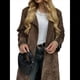 thumbnail image 3 of Chaquetas de Gamuza para Mujer, con Solapa, Botones y Cinturón, Estilo Vintage, para Otoño e Invierno, Abrigo para Caminar Café L, 3 of 10