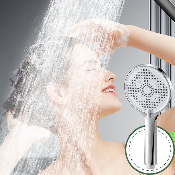 Shldybc Shower Head - High-Pressure Handheld Showerhead - Hard Water High Pressure 5 Spray Modes Handheld Shower Head for The Elderly, ChildrenCan Be Used for Home, Gym, Shower Head on Clearance