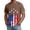 43# Brown, variant on Mens American Flag Shirts 4th of July T-Shirt USA Flag Patriotic Short Sleeve Memorial Day Tops 1776-2026 Print Tees Black XXL