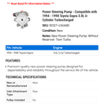 thumbnail image 2 of Power Steering Pump - Compatible with 1994 - 1998 Toyota Supra 3.0L 6-Cylinder Turbocharged 1995 1996 1997, 2 of 2