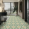 thumbnail image 6 of UMIGGEE Peel and Stick Floor Tile 12in x 12in x 1mm (10 Pcs/Pack) Floor Green flower Self Adhesive Vinyl Flooring Durable Transform for Kitchen Bedroom Laundry Room (10 Sq. ft/Pack), 6 of 8