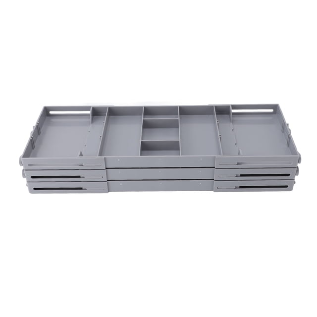 Expandable Drawer Organizer for Cosmetics Hair Accessories, Plastic Makeup Storage Case with Multiple Layers of Drawers, Suitable for Bathroom Kitchen Office