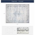 thumbnail image 2 of Washable Rugs 8x10 Area Rugs for Living Room,Modern Abstract Rugs for Bedroom,Large Carpets,Ultra Soft Faux Wool Retro Dining Room Rug,Non Slip&Non-Shedding Low Pile Print Rug- Blue-white-gray, 2 of 7