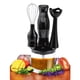 thumbnail image 2 of Batidora de mano y procesador de alimentos de 2 velocidades con batidor de globo (negro), 2 of 5