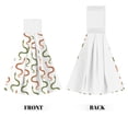 thumbnail image 2 of Kdxio Hand Drawn Snake Hand Towel with Loop Hanging Towel Absorbent Tie Towels for Kitchen Tea Bar Bathroom Decor, 2 of 7