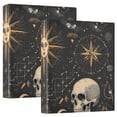 thumbnail image 2 of Hard Shell Ring Binder With Clip Holds 200 Sheets Office Home Organization Space-themed, 2 of 10