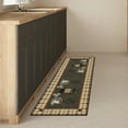 thumbnail image 4 of Ottomanson Machine Washable Non-Slip Rubberback Coffee Cups 2x5 Kitchen Runner Rug, 20" x 59", Olive Green, 4 of 8