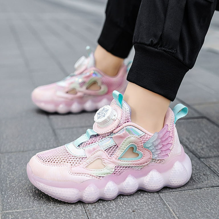Eーgirls eczipvz Girls Running Shoes Lightweight Causal Walking Shoes
