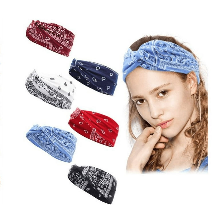 NETUME Women's Paisley Bandana Headband