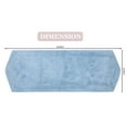 thumbnail image 4 of Home Weavers Inc Home Weavers Bathroom Rug, Cotton Soft, Water Absorbent Bath Rug, Non Slip Shower Rug Machine Washable 22"x60" Runner Blue, 4 of 5