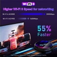 thumbnail image 4 of H96 MAX Wireless Hdmi Display Adapter 4K Ultra HD Media Player WiFi 6 BT 5.0 16GB Streaming Video for iPhone iPad,Android Tiktok,YouTube Mirroring to TV HD Video Sync, 4 of 8