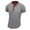 Gray, variant on LYEAA Summer Shirts for Men Short Sleeve Four Buttons Crew Neck Fitted Pullover T-shirts Solid Casual Soft Comfortable Breathable Men's Tops Gray M