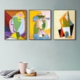 thumbnail image 5 of INVIN ART Framed Canvas Giclee Print Combo Painting 3 Pieces Series#24 by Picasso, 20"x24"Each Piece, 5 of 7
