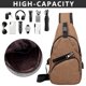 thumbnail image 5 of Bolso de pecho para hombre, Bolso ligera para montar a horcajadas, resistente al desgaste, a prueba de arañazos, viaje de compras, 5 of 5