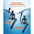 thumbnail image 6 of KFFKFF Diving Oxygen Canister, Compact 0.5L Scuba Diving Cylinder, Facilitates 5-10 Minutes of Subaquatic Respiration, 98.43 ft Submersion Capability, Complete Lung Tank Set, 6 of 9