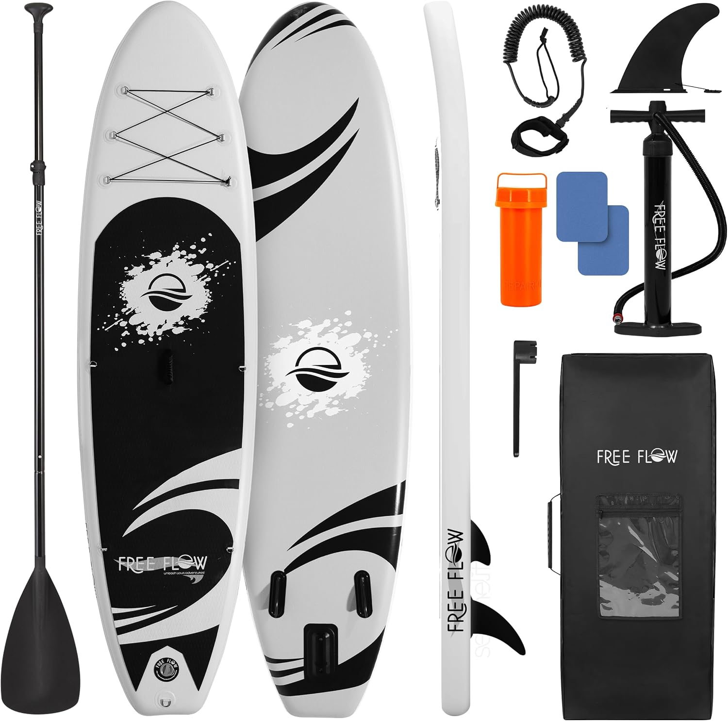 SereneLife Free Flow 11-Foot Inflatable Paddle Board photo 1