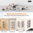 thumbnail image 4 of CNKOO 2Pcs Pot Lid Holders Wall Mounted Pot Lid Shelf Heavy-Duty Pot Lid Stand 3-Layer Space Saving Pot Lid Rack Multipurpose Lid Storage Organizer for Pot Lids Pans Cutting Boards Kitche, 4 of 10