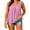 Pink, variant on RQYYD Plus Size Pleated Tank Tops For Women Sleeveless U Neck Loose Flowy Casual Summer Curvy Fit Camisoles