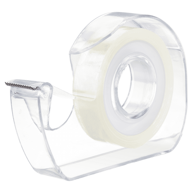 Clear double-sided tape and tape dispenser, extra thin adhesive tape by  tesa 