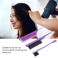 thumbnail image 5 of 3pcs Barbershop Comb Set, Rat Tail Hair Dyeing Brushes Styling Purple Highlighting Professional Highlights Foils Balayage Weaving Combs For Home Salon, 5 of 5