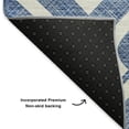 thumbnail image 3 of Addison Rugs Mayfield Washable Transitional Geometric Blue Rectangle Rug, 10' x 14', 3 of 6