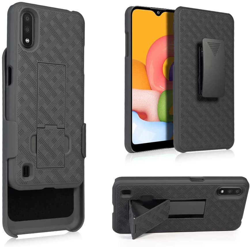 LG K10 Case Mstechcorp H Combo Heavy Duty Dual Layer Holster Case Kick Stand with Locking Belt Swivel Clip For LG K10 Phone Includes Accessories