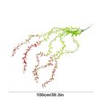 thumbnail image 3 of Spring Wicker Fake Flowers Rattan Winding Ceiling Decoration Simulation Wicker Leaves Plastic Osier Leaves Aquascape Foliage Hanging Basket Rattan, 3 of 6