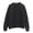 A-Black1493, variant on Wxolcjlv Womens Solid Neck Sweatshirt Drop Shoulder Cut Sweatshirts