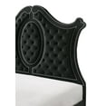 thumbnail image 6 of Luxurious Beautiful King Size 5pc Panel Bed Set Tufted Headboard Black, 6 of 8