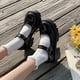 thumbnail image 2 of Zapatos Lolita mujeres japonesas Mary Jane zapatos mujeres Vintage niñas estudiantes JK uniforme zapatos de plataforma de tacón alto Cosplay de talla grande Tan Jianjun unisex, 2 of 2