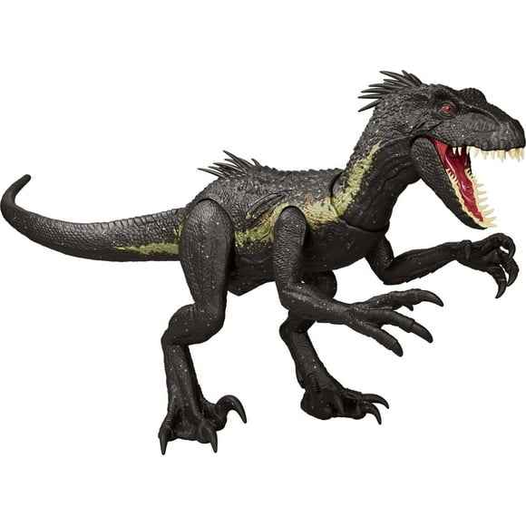 Jurassic World Ultimate Damage Indoraptor Dinosaur Toy Figure, Damage, Light & Sound Toy, Ages 4Y+