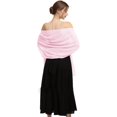 thumbnail image 1 of ORUYROP Châle Foulard Enveloppements Doux Chiffon Dentelle Pashmina pour Robes de Soirée pour occasions Formelles, 1 of 6
