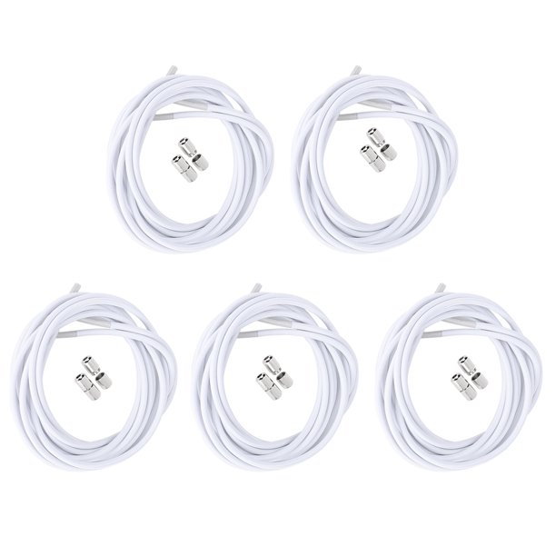 Lazy Shoelaces Cordones sin atar Cordones elásticos Lazy Quickly Laces Cordones de zapatos de metal Cordones perezosos, cordones elásticos, hebilla de cápsula rápida 5 pares para su amante, familia y