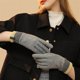thumbnail image 3 of Guantes de invierno para mujer con pantalla táctil, dedos, mensajes de texto, puños elásticos, guantes térmicos a prueba de viento, 3 of 4