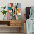 thumbnail image 5 of Abstract Geometric Canvas Art, Modern Textured, Suitable for Living Room, Bedroom, Dining Room, Kitchen, Office, Hotel, Hallway, 5 of 8
