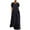 Dark Blue, variant on Puyaiuu 1 Pcs New Maxi Dresses for Women 2025 Loose Polka Dot Round Neck Long Dress Soft Comfort with Pocket Short Sleeve Women's Formal Dresses