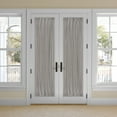 thumbnail image 4 of Darcy Rod Pocket Light Filtering Door Panel with Tieback - 54" x 72" - Grey, 4 of 4