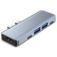 thumbnail image 1 of Injueey USB C Hub Tipo C Reemplazo para Multiport Electronic Hub Adaptador portátil HUB Usb C para paquete de cajas Juegos de teclado y mouse para computadora, 1 of 6